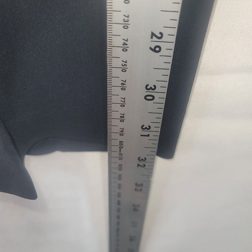 VTG Jones New York Women's Size 8 Black High-Waisted Straight Leg Dress Pants - Picture 7 of 8